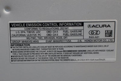 2021 Acura ILX Technology & A-Spec Packages