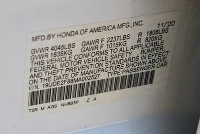 2021 Acura ILX Technology & A-Spec Packages