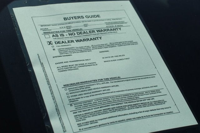 2021 Acura ILX Technology & A-Spec Packages