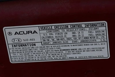 2018 Acura TLX 3.5L V6