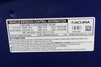 2021 Acura TLX A-Spec Package