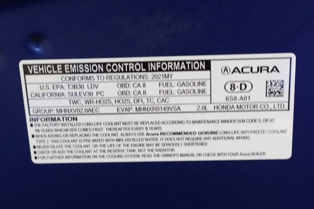 2021 Acura TLX A-Spec Package