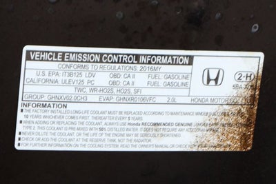 2016 Honda CIVIC SEDAN LX