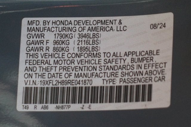 2024 Honda Civic Sport