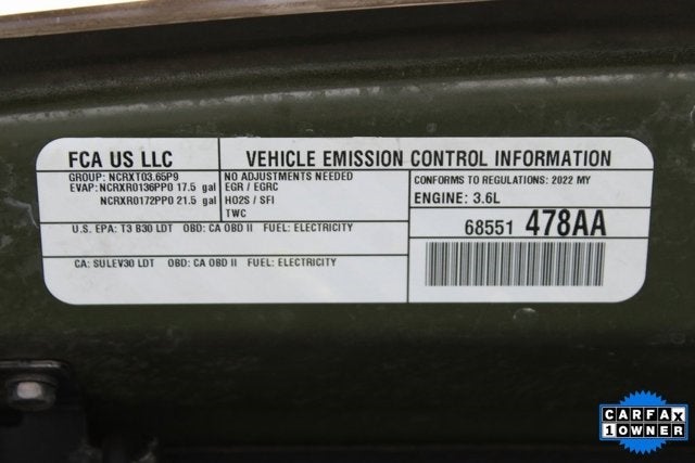 2022 Jeep Wrangler Unlimited Sport S