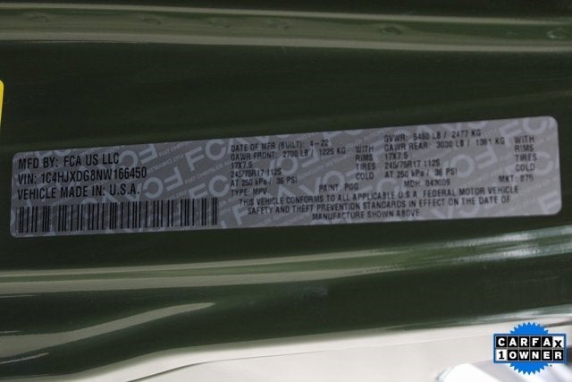 2022 Jeep Wrangler Unlimited Sport S