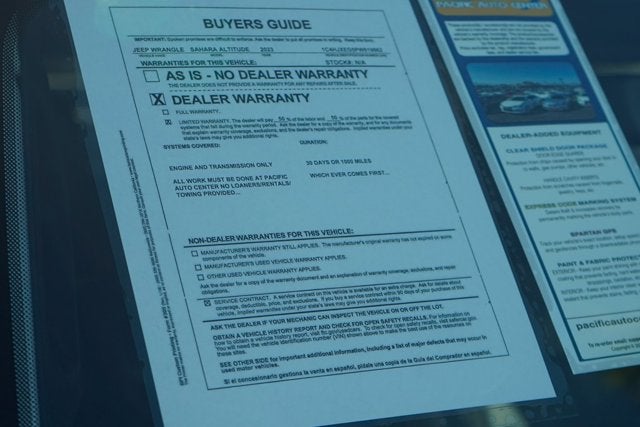 2023 Jeep Wrangler Sahara