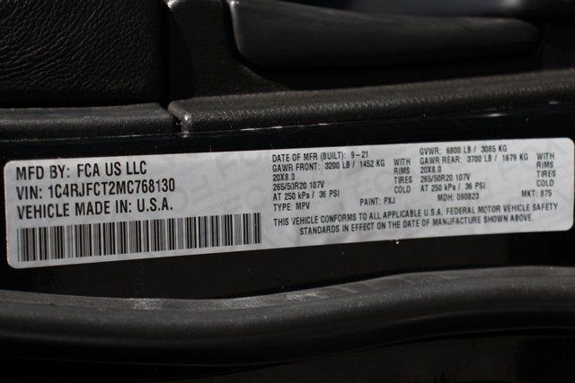 2021 Jeep Grand Cherokee High Altitude