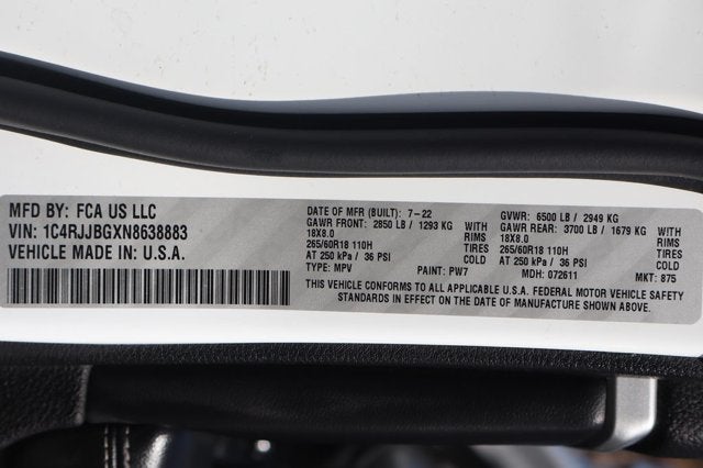 2022 Jeep Grand Cherokee L Limited