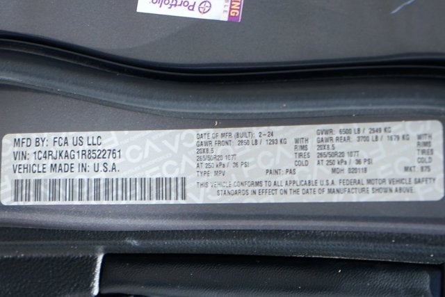 2024 Jeep GRAND CHEROKEE L Altitude