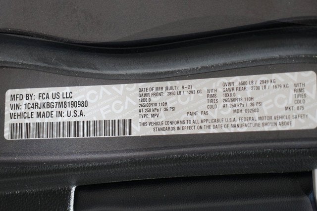 2021 Jeep Grand Cherokee L Limited