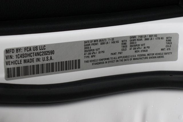 2022 Dodge Durango R/T