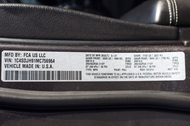 2021 Dodge Durango SRT Hellcat