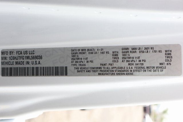 2021 Jeep Gladiator Overland