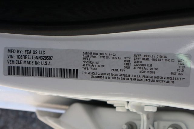 2022 RAM 1500 Laramie