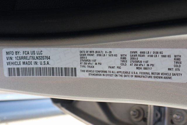 2020 RAM 1500 Laramie