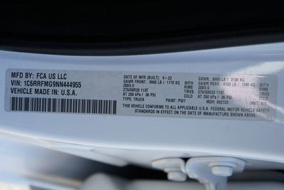 2022 RAM 1500 Big Horn/Lone Star