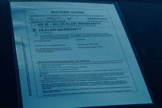 2022 RAM 1500 Big Horn/Lone Star