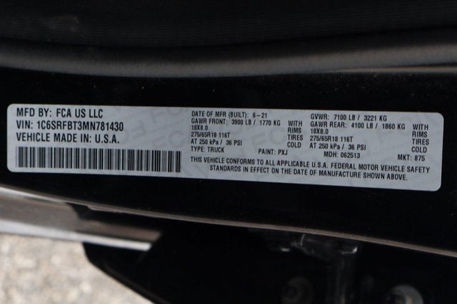 2021 RAM 1500 Big Horn/Lone Star