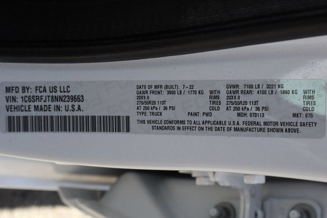 2022 RAM 1500 Laramie