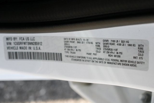 2022 RAM 1500 Big Horn/Lone Star