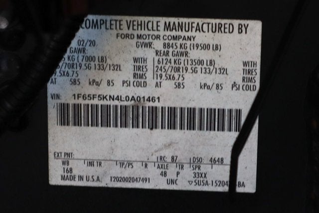 2020 Ford F-59 Commercial Base