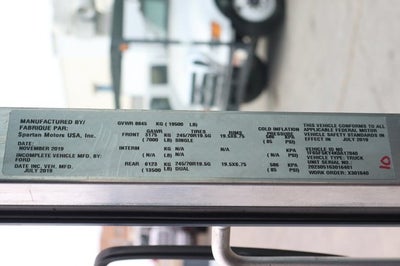 2019 Ford F-59 Commercial Base