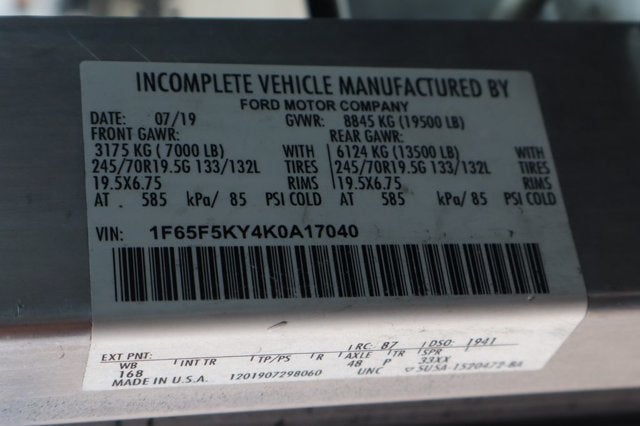 2019 Ford F-59 Commercial Base