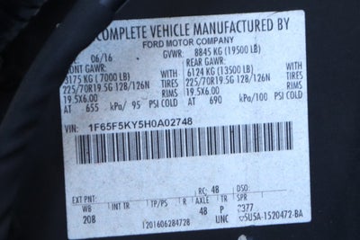 2017 Ford F-59 Commercial Base