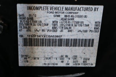 2012 Ford F-59 Commercial Base