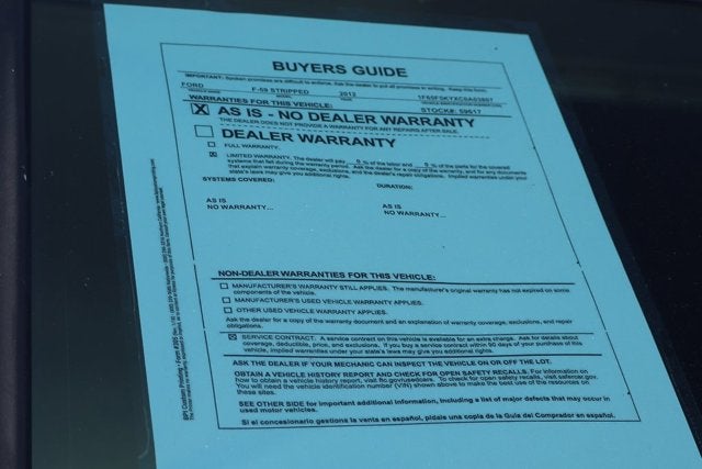 2012 Ford F-59 Commercial Base