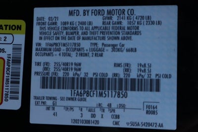 2021 Ford Mustang GT Premium