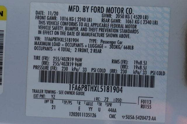 2020 Ford Mustang EcoBoost