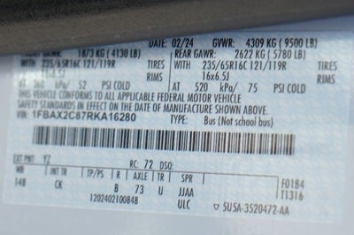 2024 Ford Transit-350 XLT