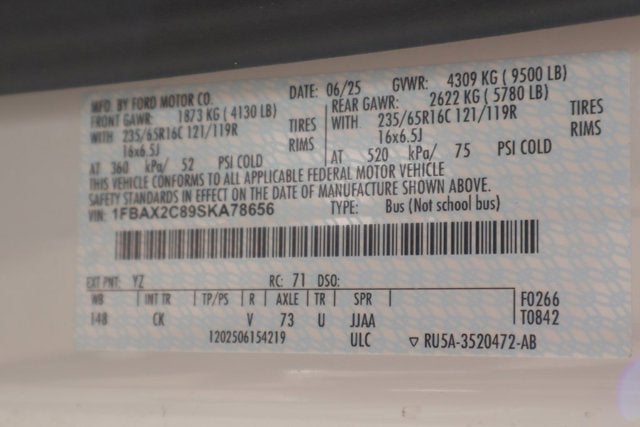 2025 Ford Transit-350 XL