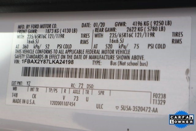 2020 Ford Transit-350 XLT