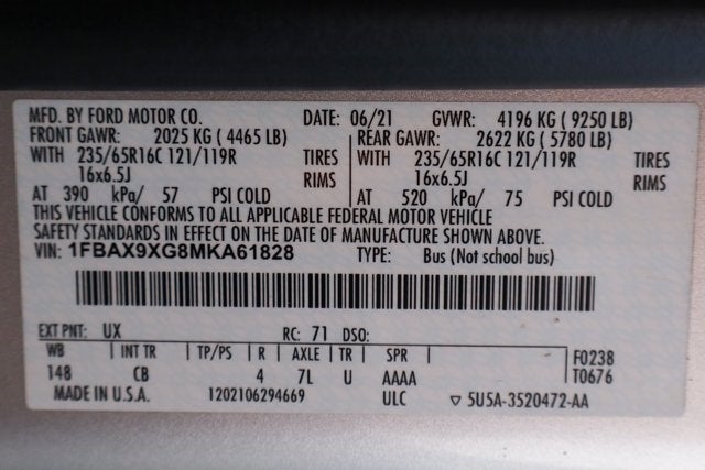 2021 Ford Transit-350 XL