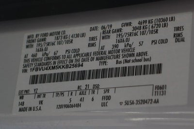 2019 Ford Transit-350 XL