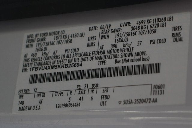 2019 Ford Transit-350 XL