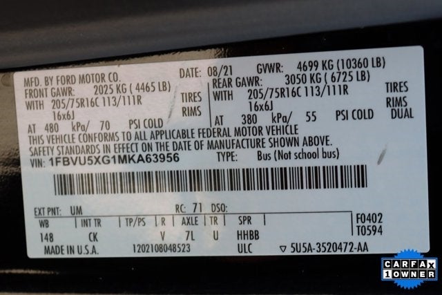 2021 Ford Transit-350 XLT