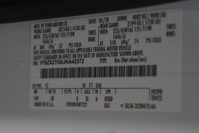 2018 Ford Transit-350 XLT