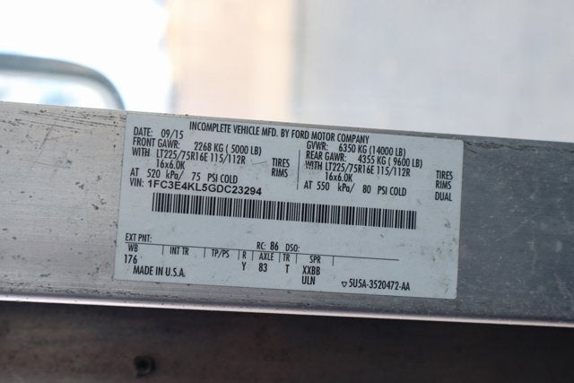 2016 Ford E-450SD Base