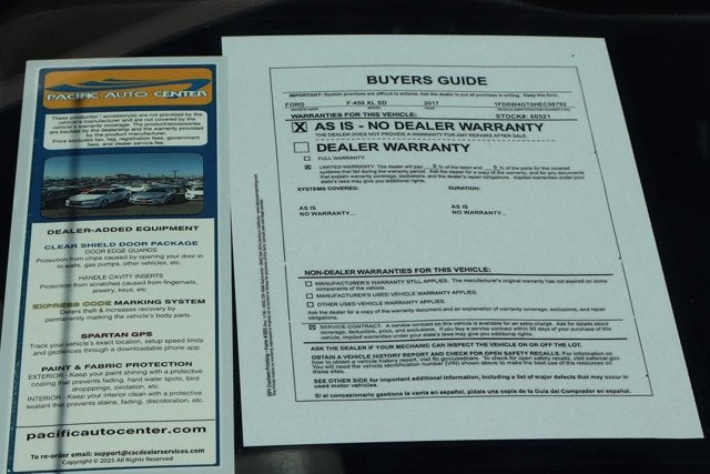 2017 Ford F-450SD XL