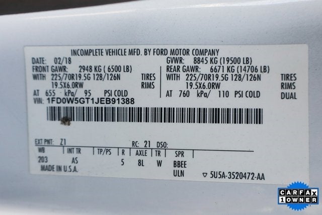 2018 Ford F-550SD XL