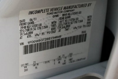 2011 Ford F-550SD XLT