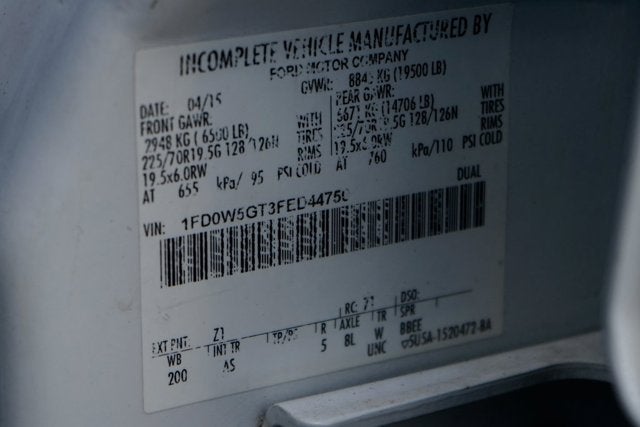 2015 Ford F-550SD XL