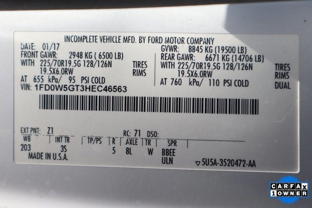 2017 Ford Super Duty F-550 DRW XLT