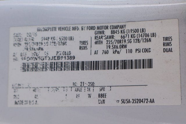 2018 Ford F-550SD XL