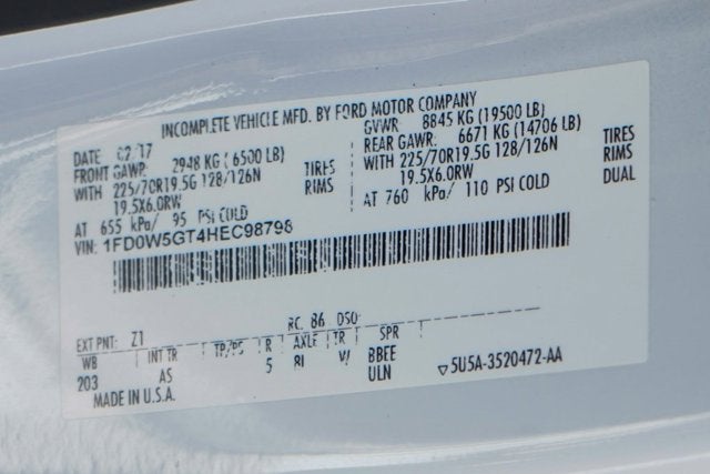 2017 Ford F-550SD XL