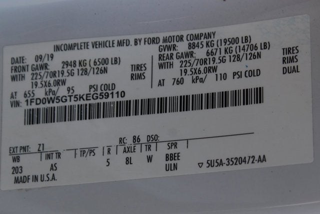 2019 Ford F-550SD XL